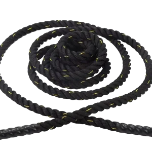 Nylon Custom Battle Ropes Speed Training Indoor/Outdoor Workout 15kg 1.5/2″ Diameter 30/40/50ft Length Durable