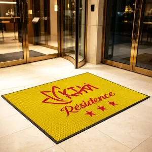Nylon Custom Logo Pineapple Pattern Durable Entrance Mat for Mall Corridor