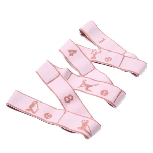 Nylon Digital Tension Resistance Band 8/10/12 Loops Yoga Stretching Strap