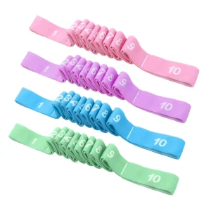Nylon Elastic Stretch Strap for Gym and Yoga Training Home Workout Loop Band for Physical Therapy Yoga
