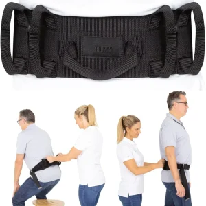 Nylon Gait Belt for Patients 300 lbs Quick-Release Metal Buckle Transfer Belt Medical Nursing Safety Assist Portable