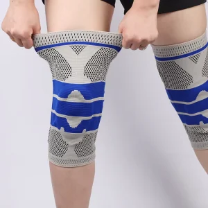 Nylon Gel Non-Slip Knee Pads for Cycling and Basketball