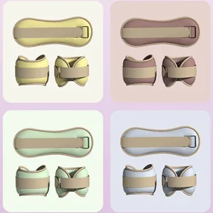 Nylon Iron Sand Ankle & Wrist Weights for Running, Workout, and Dance Practice