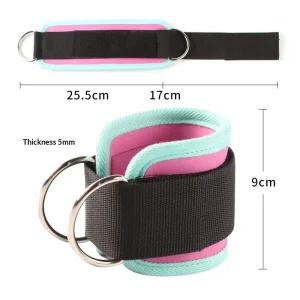 Nylon Resistance Band Set for Ankle Hip Leg Fitness Training Portable Door Exercise Accessories