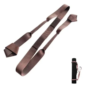 Nylon/Spandex Eco-Friendly Non-Slip Yoga Stretch and Mat Carrying Strap, Custom Color