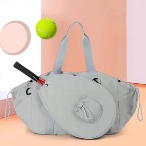 Nylon Tennis Bag, Waterproof, Ultra-Lightweight, Large Capacity, Shoulder Bag