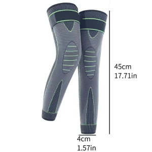Nylon Unisex Adjustable Breathable Knee Pads for Gym Running Hiking