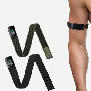 Nylon Woven Sport Wrist Strap for Charge 5/Charge 6, Outdoor Running