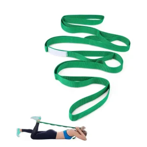 Nylon Yoga Stretching Strap for Ballet, Fitness, and Pilates