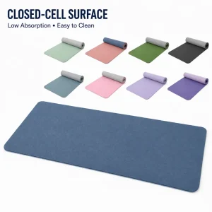 ODM Custom Pantone Color TPE Fitness Mat Rectangular Durable Non Skid Sports Mat for Functional Training Supplier