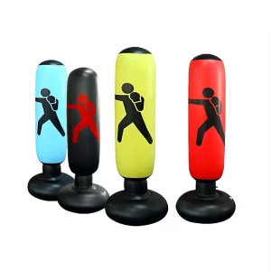 ODM Factory Custom Inflatable Tumbler Punching Bag with Stand