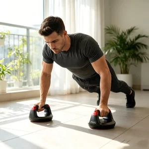 OEM Custom 360 Rotating Push up Stands Anti Slip Pushup Bars for Home Gym Strength Training