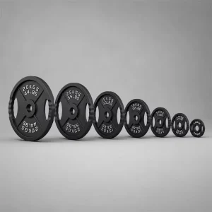 OEM Custom Logo Cast Iron Four-Rib Hand Grip Weight Plate Fitness Accessories Factory