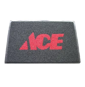 OEM Custom Logo Entrance Floor Mat for Office Building and Retail Store PVC Coil 10mm 1 Piece Machine Made