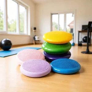 OEM Custom PVC Inflatable Thickened Puncture-Resistant Wobble Cushion Wiggle Seat Balance Disc for Classroom and Home