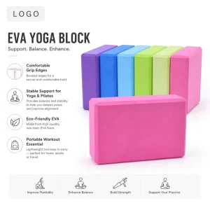 OEM EVA Yoga Block, Factory Custom Color, for Fitness Studios