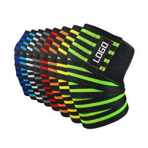 OEM Heavy-Duty Adjustable Compression Knee Strap for Weightlifting and Powerlifting