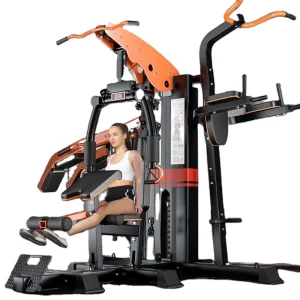 OEM Heavy Duty Three Station Multifunctional Integrated Gym Machine Pec Deck Full Body Strength Training Equipment JL-630S