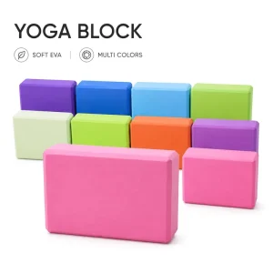 OEM High Density EVA Foam Yoga Block Brick Non Slip Lightweight Durable Customizable Solid Color for Practice and Support