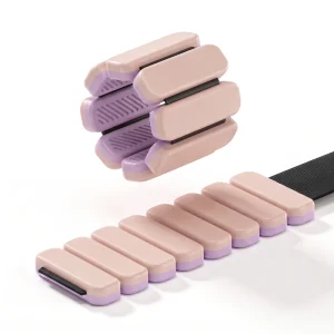 OEM Manufacturer Dual Color BPA Free Silicone Wrist Weights Custom Logo Adjustable Wearable Weights for Yoga Pilates Workout