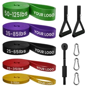OEM ODM Customizable Pull-Up Assistance Bands Set for Full-Body Exercise at Home and Gym