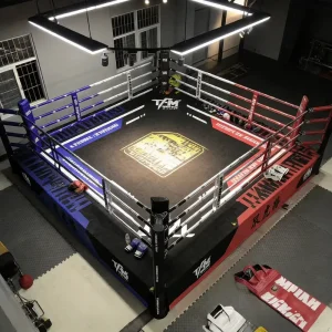 OEM ODM Factory Custom Logo 10-20ft Boxing Ring for Gym Training, Fight and Kickboxing