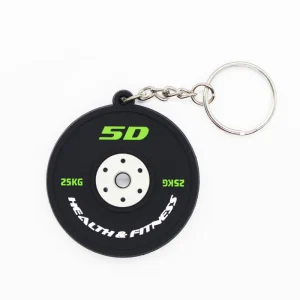 OEM ODM Manufacturer Bumper Plate Keychain For GYM Kettlebells Keychain Gifts