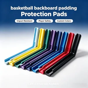 OEM PU Basketball Backboard Padding with Custom Logo Size & Color Private Label Manufacturer