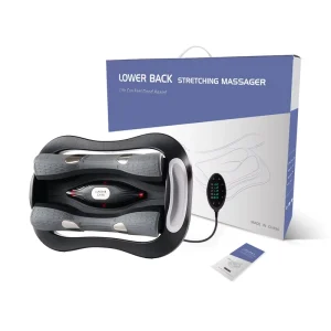 OEM Stretching and Vibration Lumbar Device with Heat Therapy Lower Back Stretching Massage Machine for Back Pain
