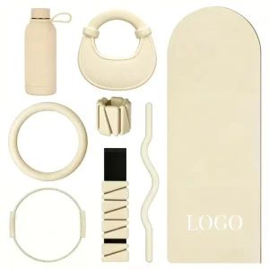 OEM Unisex Pilates Accessories Kit Silicone Resistance Band Magic Circle Yoga Ring