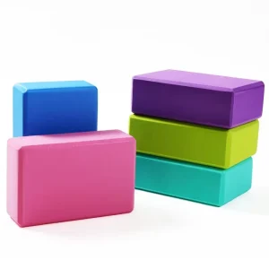 OLLAS High Density Non Slip Blue Purple Black EVA Yoga Block Brick