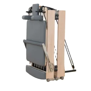 Oak Pilates Reformer Foldable Adjustable Leg Gym Equipment