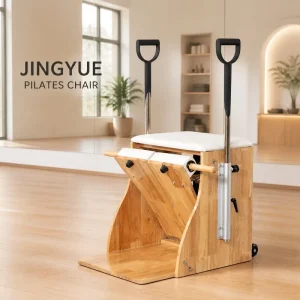 Oak Pilates Wunda Chair with Springs for Home Studio