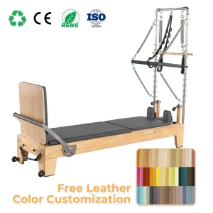 Oak Wood Commercial Reformer Half Tower with Adjustable Design, Factory Direct, Low MOQ