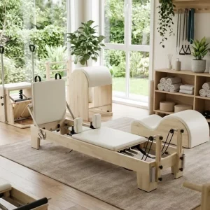 Oak Wood Pilates Reformer Manufacturer Factory Price Custom Logo CE ISO