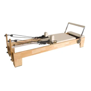 Oak Wood Pilates Reformer Yoga Training Bed Fitness Equipment for Gym Studio