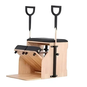 Oak Wood Wunda Chair for Pilates Studio with Customizable Model
