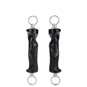 Oblong PP Material Grip Puller Handle Double Ring Single Ring Fitness Equipment Accessory Chest Expanding Rowing Grip Strength
