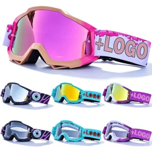 Off-Road Motorcycle and Bicycle Goggles Lightweight Windproof Compatible with Helmets MTB ATV BMX