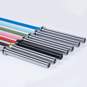 Olympic Barbell 20kg 15kg Colored Cerakote Steel 28mm Diameter 2.2m Length Rated 1500 Lbs Weightlifting Exercise