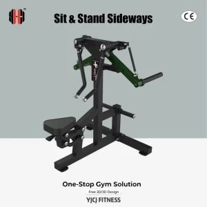 One Stop Gym Solution Sit and Stand Lateral Raise Sideways Machine YJCJ A9 Series 3mm Steel Free 3D Design