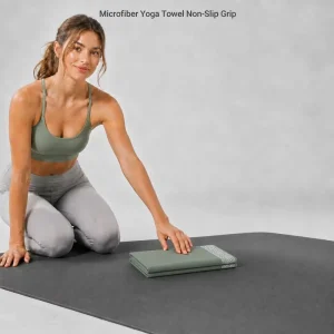 Organic Cotton Yoga Mat with Grip and Non-Slip Design