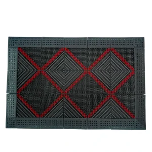 Outdoor EVA washable commercial non-slip door mat for entryway, hotel, mall and patio