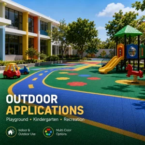 Outdoor Interlocking Sports Flooring Anti-Slip PP Sports Field Eco-Friendly Multi-Purpose Basketball Court Playground Tiles