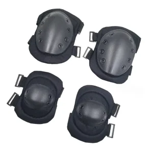 Outdoor Sports Fighting and Training Thickened Hard-Shell Tactical Elbow and Knee Pads