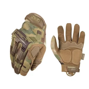 Outdoor Sports Gloves for Patrol Use, Abrasion-Resistant Long-Finger Camouflage Climbing Gloves with Non-Slip Protection