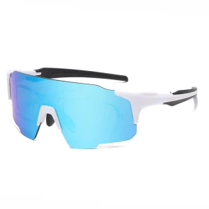 Outdoor Sports Sunglasses for Cycling & Driving UV400 Protection Color Change PC Lenses Frameless TR90 Eye Protection