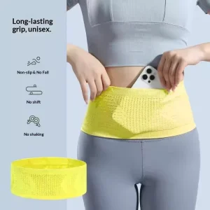 Outdoor Yoga Soft Daily Adjustable Lumbar Back Brace Support Belt with Bag