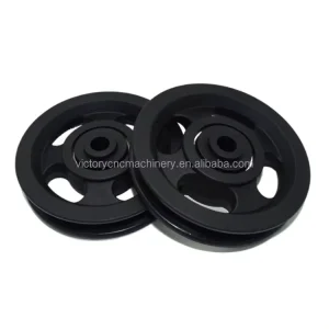 PA6 100mm Plastic Bearing Pulley Wheel for Fitness Equipment