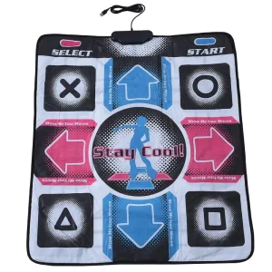 PC Dance Game Pad for Kids, Non-Slip, Durable, Wear-Resistant, USB, TV Compatible